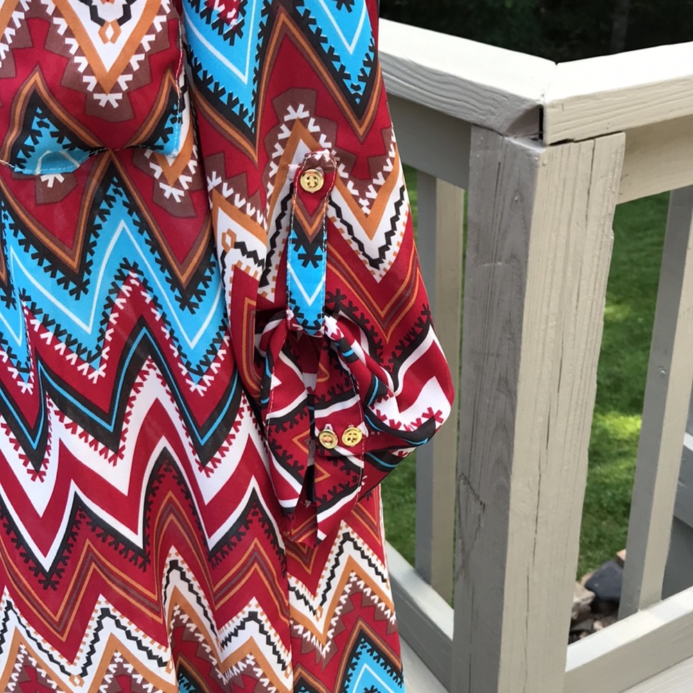 Women’s Multi-Color Tunic - Picture 3 of 3
